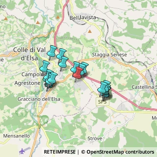 Mappa Loc. Belvedere Ingresso, 53034 Colle di Val D'Elsa SI, Italia (1.4565)