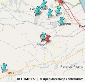 Mappa SP 105, 62019 Recanati MC, Italia (5.07091)