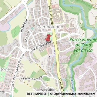 Mappa Via Casabassa, 2, 53034 Colle di Val d'Elsa, Siena (Toscana)