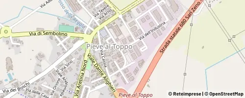 Mappa Civitella in Val di Chiana