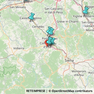 Mappa Via Bologna, 53034 Colle di Val d'Elsa SI, Italia (32.283)