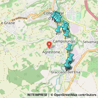 Mappa Via Bologna, 53034 Colle di Val d'Elsa SI, Italia (1.118)