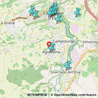Mappa Via Bologna, 53034 Colle di Val d'Elsa SI, Italia (1.40769)