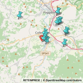 Mappa Via Bologna, 53034 Colle di Val d'Elsa SI, Italia (4.05846)