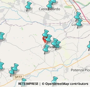 Mappa Via Baldassarri, 62019 Recanati MC, Italia (5.97556)