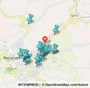 Mappa Via Tortora, 62019 Recanati MC, Italia (0.8395)