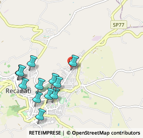 Mappa Via Tortora, 62019 Recanati MC, Italia (1.18833)