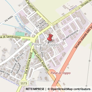 Mappa Via delle Piscine, 24 - 26, 52041 Civitella in Val di Chiana, Arezzo (Toscana)