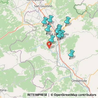 Mappa Via dell'Artigianato, 06010 Monte Santa Maria Tiberina PG, Italia (6.31455)