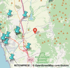 Mappa Via Castellina Marittima le Badie, 56040 Castellina Marittima PI, Italia (6.37846)