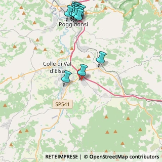 Mappa Strada di Scarna, 53034 Colle di Val D'Elsa SI, Italia (5.70938)