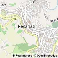 Mapa Recanati