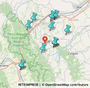 Mappa Contrada Arsicci, 62021 Apiro MC, Italia (7.26154)