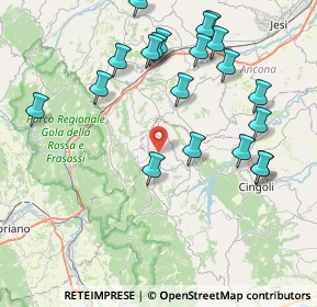 Mappa Contrada Arsicci, 62021 Apiro MC, Italia (9.2185)