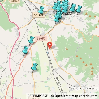 Mappa Loc.olmo, 52100 Arezzo AR, Italia (6.37)