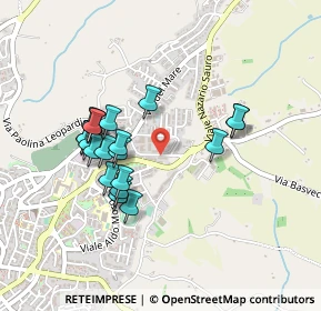 Mappa Via E. Mattei, 62019 Recanati MC, Italia (0.4175)