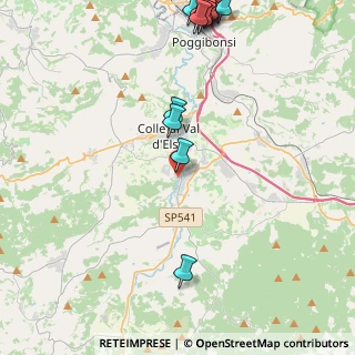 Mappa Via Vannetti L., 53034 Colle di Val d'Elsa SI, Italia (5.96154)