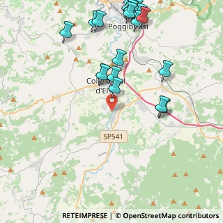 Mappa Via Vannetti L., 53034 Colle di Val d'Elsa SI, Italia (5.371)