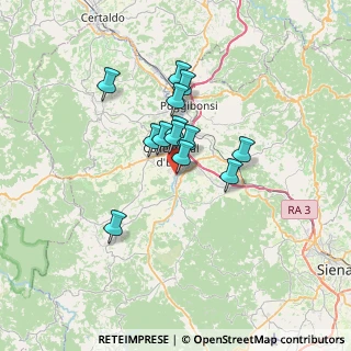 Mappa Via Vannetti L., 53034 Colle di Val d'Elsa SI, Italia (5.02615)