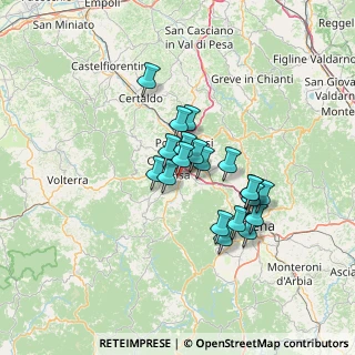Mappa Via Vannetti L., 53034 Colle di Val d'Elsa SI, Italia (10.8095)