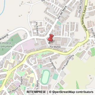 Mappa Via Mattei, 5, 62019 Recanati, Macerata (Marche)