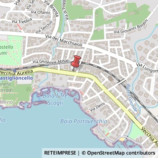 Mappa Via Aurelia, 570, 57016 Rosignano Marittimo, Livorno (Toscana)