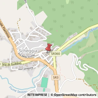 Mappa Via Vital D'Angelo, 8, 06027 Scheggia e Pascelupo, Perugia (Umbria)