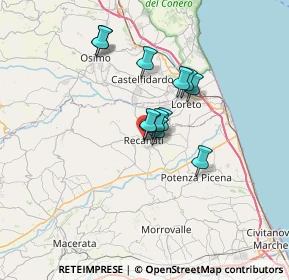 Mappa Viale Cesare Battisti, 62019 Recanati MC, Italia (4.735)