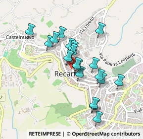 Mappa Viale Cesare Battisti, 62019 Recanati MC, Italia (0.3875)