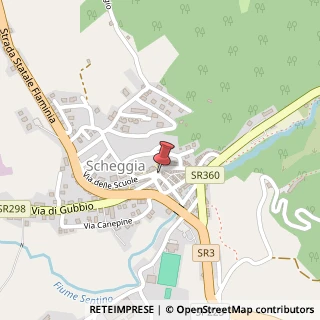 Mappa Via Giuseppe Garibaldi, 11, 06027 Scheggia e Pascelupo, Perugia (Umbria)