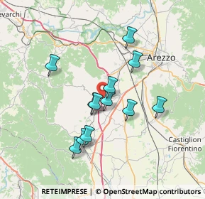 Mappa Via della Palazzina-badia Al Pino, 52041 Civitella in Val di Chiana AR, Italia (6.15417)