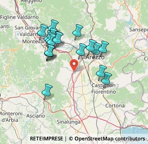 Mappa Via della Palazzina-badia Al Pino, 52041 Civitella in Val di Chiana AR, Italia (13.70789)