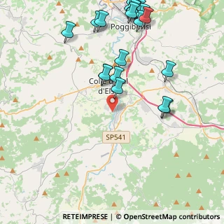 Mappa Via Bernardi, 53034 Colle di Val d'Elsa SI, Italia (5.3975)