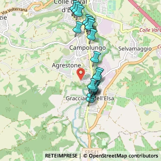 Mappa Via Bernardi, 53034 Colle di Val d'Elsa SI, Italia (0.9965)