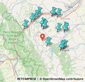 Mappa Contrada Maccarone, 62021 Apiro MC, Italia (7.62882)