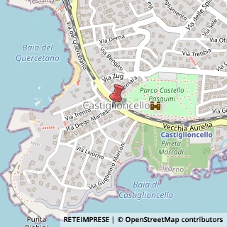 Mappa Via Renato Fucini,  3, 57016 Rosignano Marittimo, Livorno (Toscana)