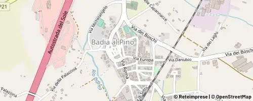 Mappa Civitella in Val di Chiana