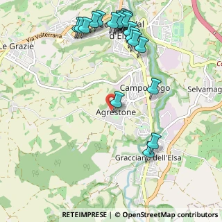 Mappa Via Torino, 53034 Colle di Val d'Elsa SI, Italia (1.366)