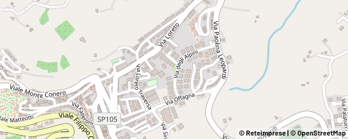 Mappa Recanati