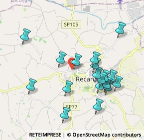 Mappa SP Montefano-Recanati, 62019 Recanati MC, Italia (2.00556)