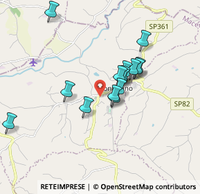 Mappa Via Macerata, 62010 Montefano MC, Italia (2.319)