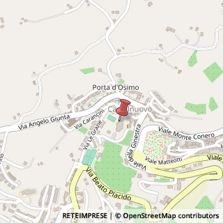 Mappa Piaggia Castelnuovo, 10, 62019 Recanati, Macerata (Marche)