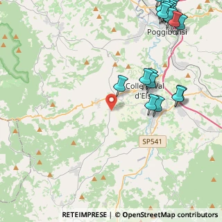 Mappa Le grazie le casacce, 53034 Colle di Val d'Elsa SI, Italia (6.3435)