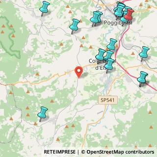 Mappa Le grazie le casacce, 53034 Colle di Val d'Elsa SI, Italia (6.2825)