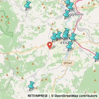 Mappa Le grazie le casacce, 53034 Colle di Val d'Elsa SI, Italia (5.32667)