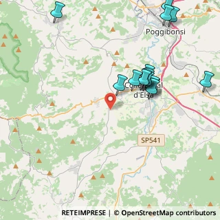 Mappa Le grazie le casacce, 53034 Colle di Val d'Elsa SI, Italia (4.63933)
