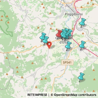 Mappa Le grazie le casacce, 53034 Colle di Val d'Elsa SI, Italia (3.78917)