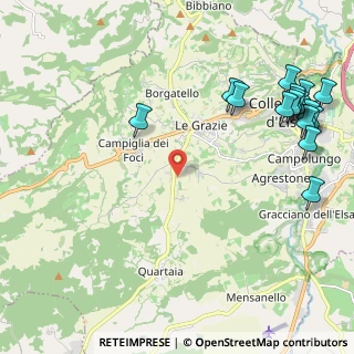 Mappa Le grazie le casacce, 53034 Colle di Val d'Elsa SI, Italia (2.99813)