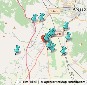 Mappa Via Sirio, 52041 Civitella in Val di Chiana AR, Italia (2.8125)