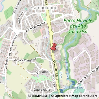 Mappa Via maremmana vecchia 8, 53034 Colle di Val d'Elsa, Siena (Toscana)